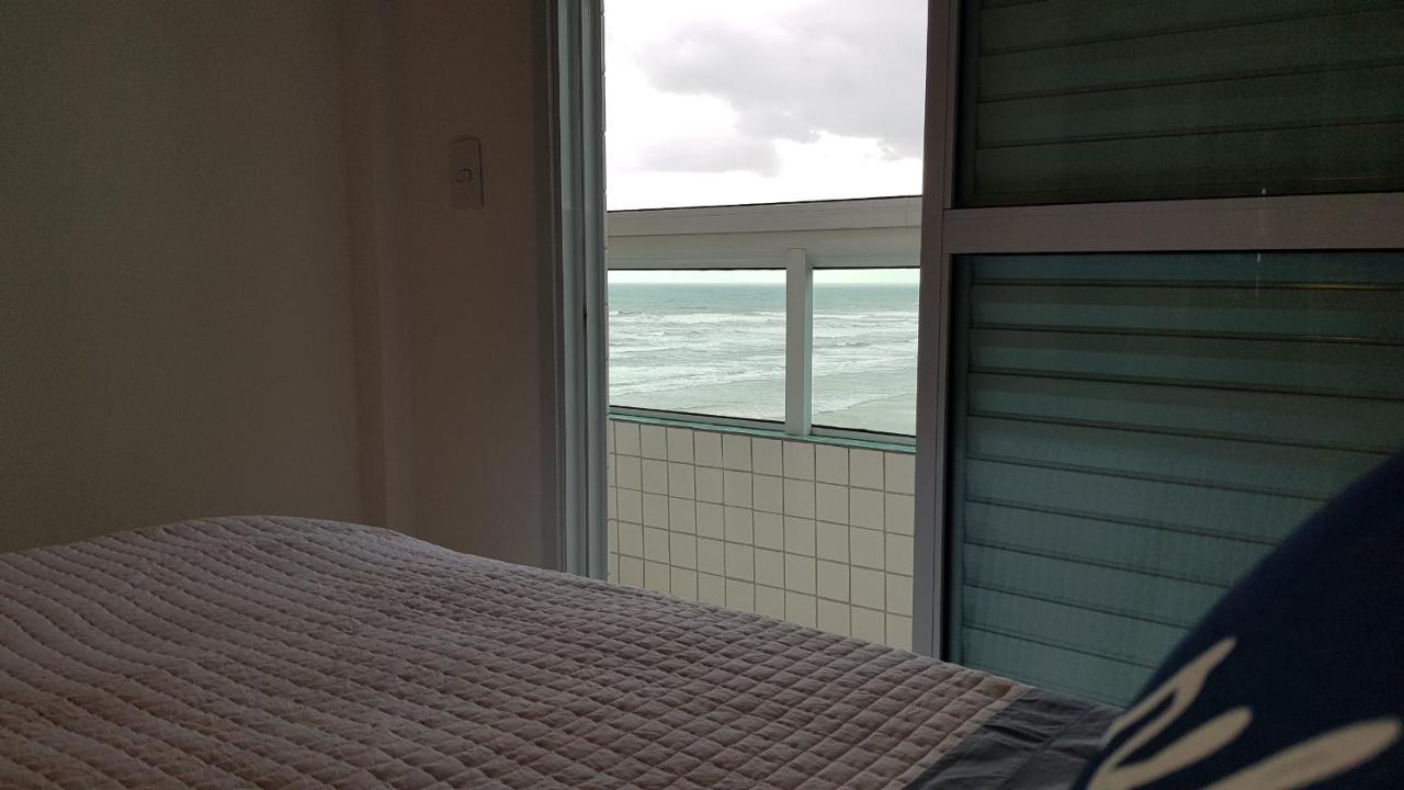 Apto Pe Na Areia Ar Condicionado Internet Estacionamento Portaria 24H Apartment Praia Grande  Bagian luar foto