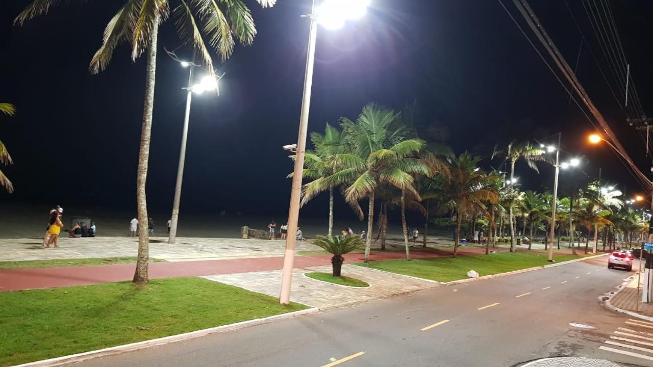 Apto Pe Na Areia Ar Condicionado Internet Estacionamento Portaria 24H Apartment Praia Grande  Bagian luar foto